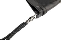 0221. Gucci GG Canvas Braided Shoulder Bag, Black, Silver Hardware15