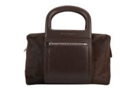0222. Salvatore Ferragamo Vintage, Brown Pony Hair, Silver Hardware1