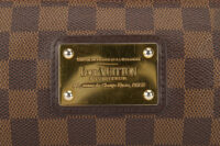0225. Louis Vuitton Damier Ebene, Eva Clutch, Gold Hardware12