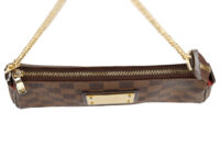 0225. Louis Vuitton Damier Ebene, Eva Clutch, Gold Hardware16