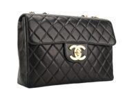 0231. Chanel Timeless Vintage Borsa Single Flap, Gold Hardware2