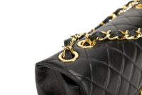 0231. Chanel Timeless Vintage Borsa Single Flap, Gold Hardware9