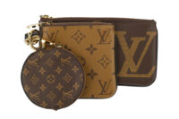 0235. Louis Vuitton Trio Pouch, Monogram, Gold hardware1
