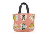 0236. Chanel Pink Canvas Coco Heart Print, Silver Hardware4