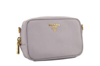 0238. Prada Saffiano Mini Camera Crossbody, Lavender, Gold Hardware4
