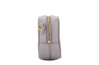 0238. Prada Saffiano Mini Camera Crossbody, Lavender, Gold Hardware7