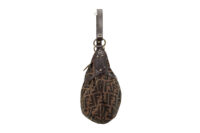 0239. Fendi Zucca Chef Shoulder Hobo Bag, Brown Leather, Gold Hardware3