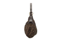 0239. Fendi Zucca Chef Shoulder Hobo Bag, Brown Leather, Gold Hardware4
