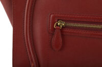 0245. Celine Luggage, Red Leather, Gold Hardware10
