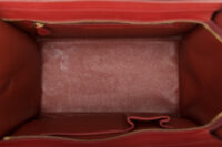 0245. Celine Luggage, Red Leather, Gold Hardware13