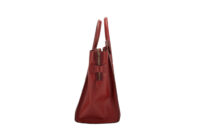 0245. Celine Luggage, Red Leather, Gold Hardware5