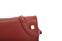 0245. Celine Luggage, Red Leather, Gold Hardware8