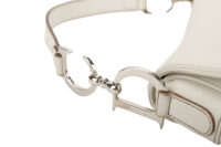 0249. Christian Dior Saddle Vintage, White Leather, Silver Hardware13
