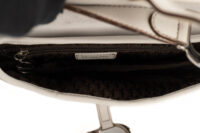 0249. Christian Dior Saddle Vintage, White Leather, Silver Hardware17