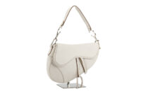 0249. Christian Dior Saddle Vintage, White Leather, Silver Hardware3