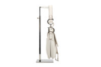 0249. Christian Dior Saddle Vintage, White Leather, Silver Hardware4