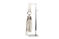 0249. Christian Dior Saddle Vintage, White Leather, Silver Hardware5