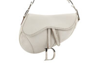 0249. Christian Dior Saddle Vintage, White Leather, Silver Hardware6