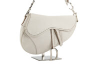 0249. Christian Dior Saddle Vintage, White Leather, Silver Hardware7
