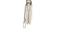 0249. Christian Dior Saddle Vintage, White Leather, Silver Hardware9