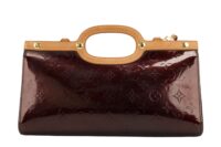 0251. Louis Vuitton Roxbury Red Leather, Gold Hardware1