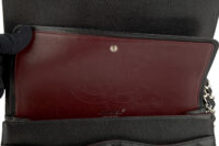 0255. Chanel Timeless Classic Jumbo Flap, Caviar, Silver Hardware