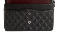 0255. Chanel Timeless Classic Jumbo Flap, Caviar, Silver Hardware