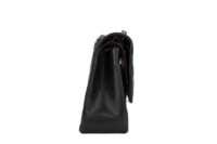 0255. Chanel Timeless Classic Jumbo Flap, Caviar, Silver Hardware