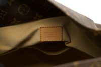 0259. Louis Vuitton Artsy MM, Brown Monogram, Gold Hardware11