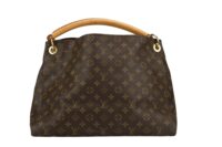 0259. Louis Vuitton Artsy MM, Brown Monogram, Gold Hardware4