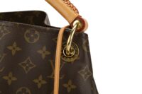 0259. Louis Vuitton Artsy MM, Brown Monogram, Gold Hardware6
