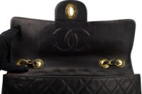 0269. Chanel Black Jumbo Vintage, Single Flap, Gold Hardware11