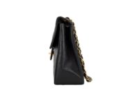 0269. Chanel Black Jumbo Vintage, Single Flap, Gold Hardware5