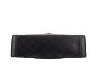 0269. Chanel Black Jumbo Vintage, Single Flap, Gold Hardware6
