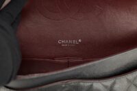 0274. Chanel Jumbo Double Flap, Black Caviar Leather, Silver Hardware13