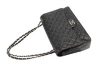 0274. Chanel Jumbo Double Flap, Black Caviar Leather, Silver Hardware15
