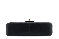 0275. Chanel Vintage Double Flap, Black Leather, Gold Hardware