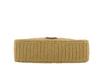 0276. Prada Raffia Crotchet Re-Edition, Gold hardware