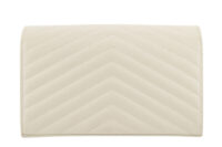 0278. YSL Monogram Matelassé, Cream White Leather, Gold Hardware3