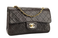 0279. Chanel Vintage Classic Double Flap, Black Lambskin, Gold Hardware2