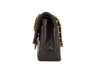 0279. Chanel Vintage Classic Double Flap, Black Lambskin, Gold Hardware5