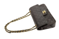 0279. Chanel Vintage Classic Double Flap, Black Lambskin, Gold Hardware8
