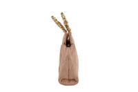 0282. Chanel Pink Lambskin CC Quilted Mini Handle Bag, Gold Hardware4