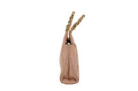 0282. Chanel Pink Lambskin CC Quilted Mini Handle Bag, Gold Hardware5