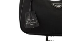0287. Prada Re-Edition 2005 Black Nylon Handbag, Silver Hardware12