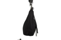 0287. Prada Re-Edition 2005 Black Nylon Handbag, Silver Hardware6
