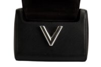 0290. Louis Vuitton Twist MM, Black Epi Leather, Silver Hardware10