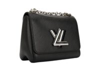 0290. Louis Vuitton Twist MM, Black Epi Leather, Silver Hardware2