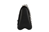 0290. Louis Vuitton Twist MM, Black Epi Leather, Silver Hardware5