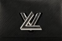 0290. Louis Vuitton Twist MM, Black Epi Leather, Silver Hardware6